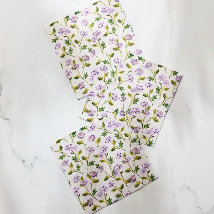 Geometry Dishcloth Set - Blooming Thistle