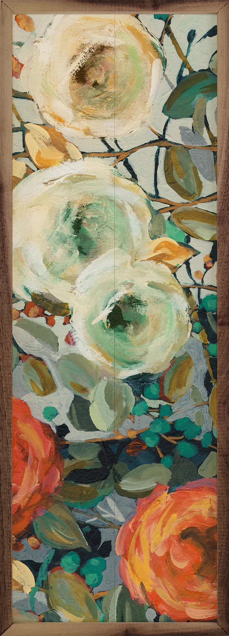 12X36 Floral Warmth II By Carol Robinson Wall Art