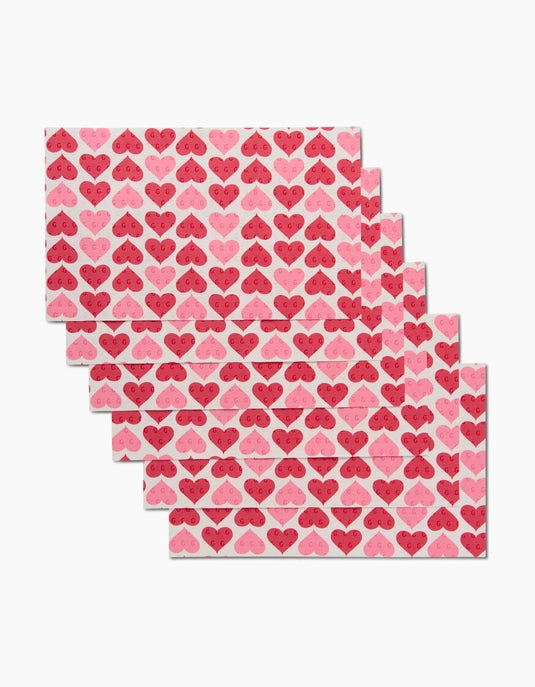 Geometry Not Paper Towel - Blushing Hearts