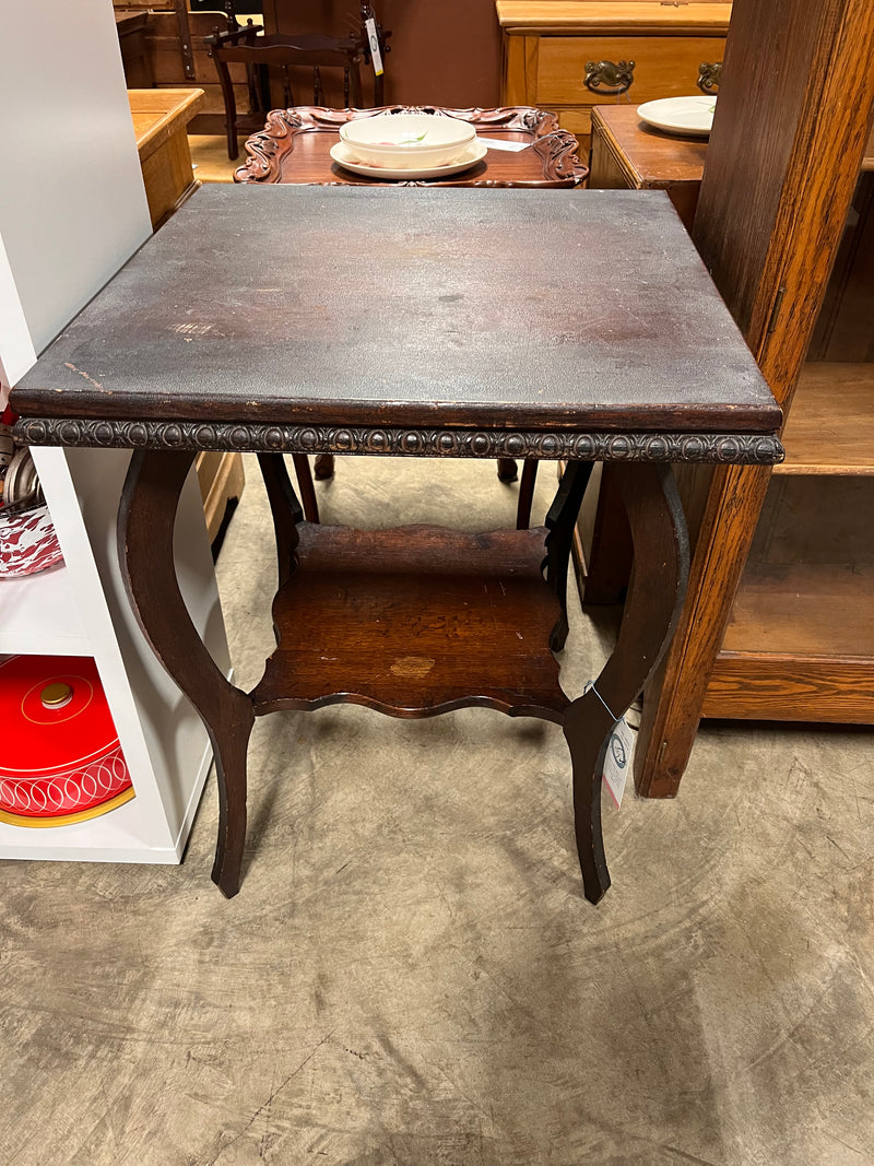 Dark Wood Parlor Table