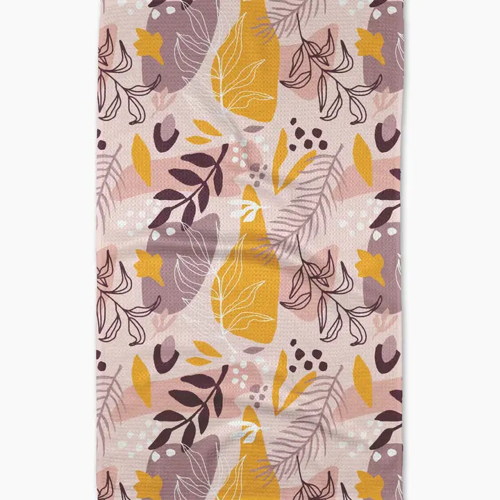 Geometry Tea Towel - Nature Sketch