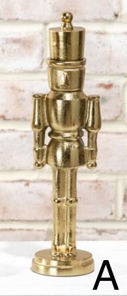 11" Gold Aluminum Nutcracker