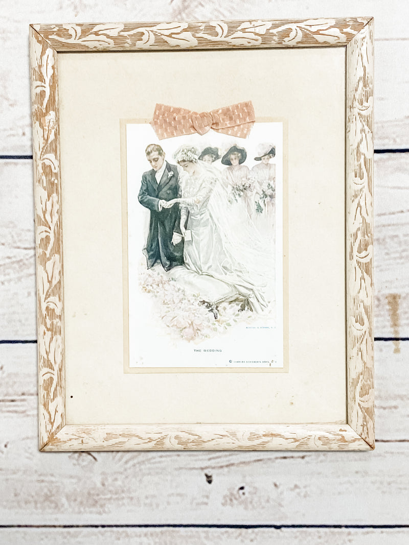 Framed Fisher Artwork "The Wedding"