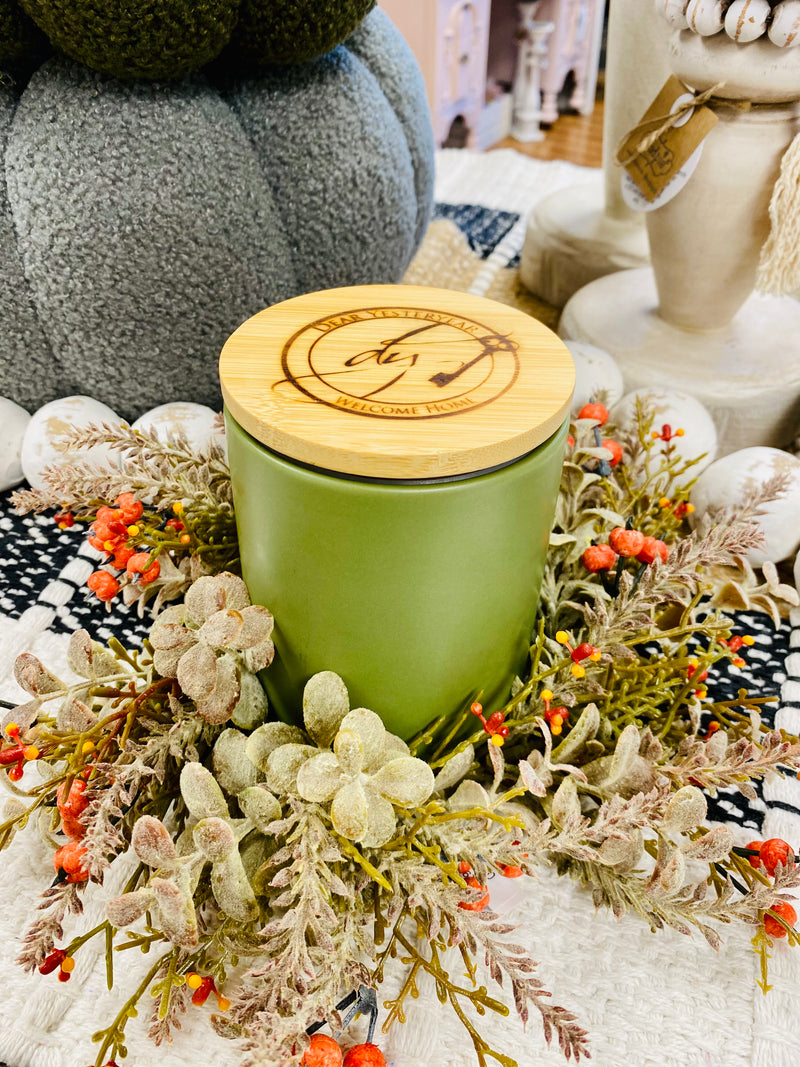 12 oz. Handmade Scented Candle - Caramel Apple