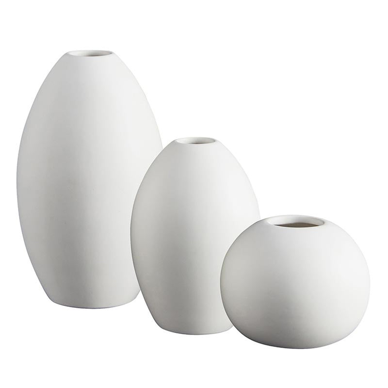 Bisque White Matte Vase