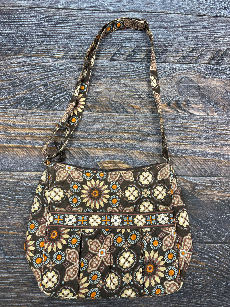 Vera Bradley Canyon Brown Double Pocket Shoulder Bag