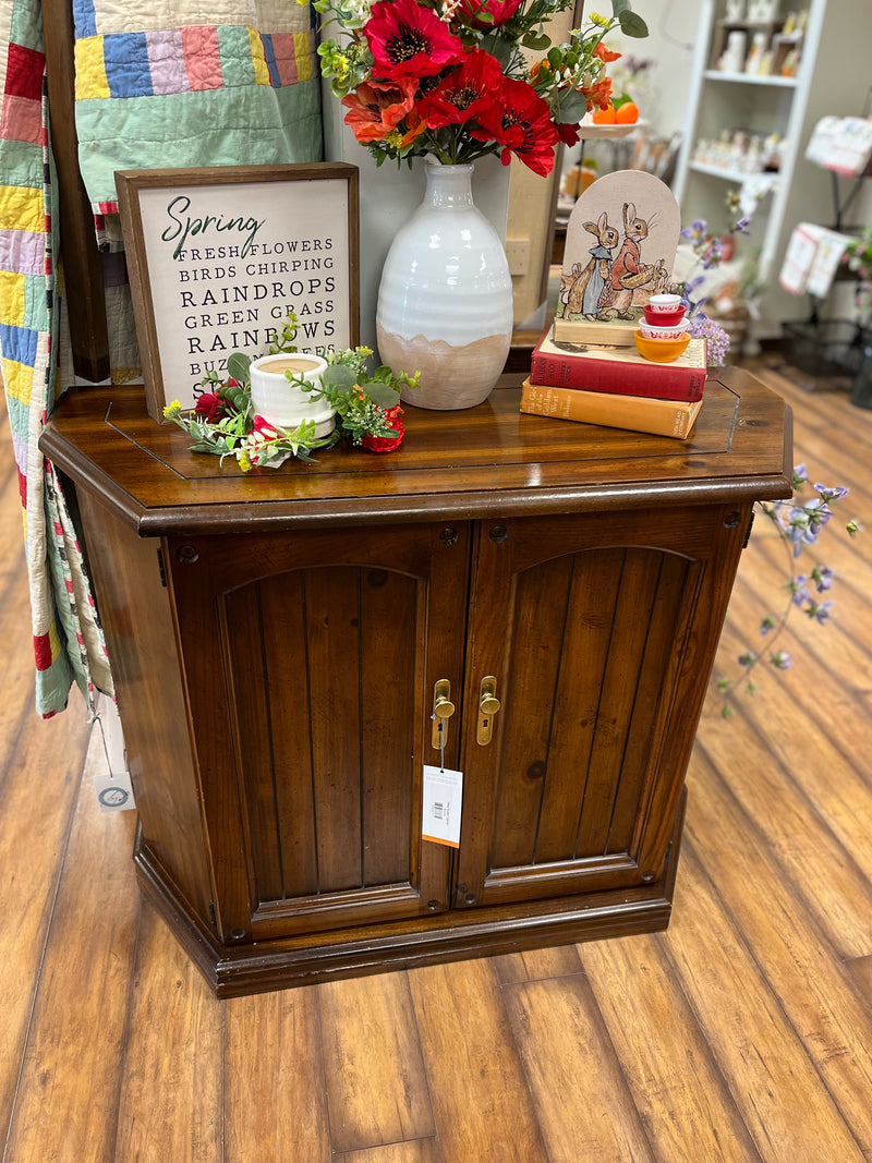 Wood Accent Cabinet