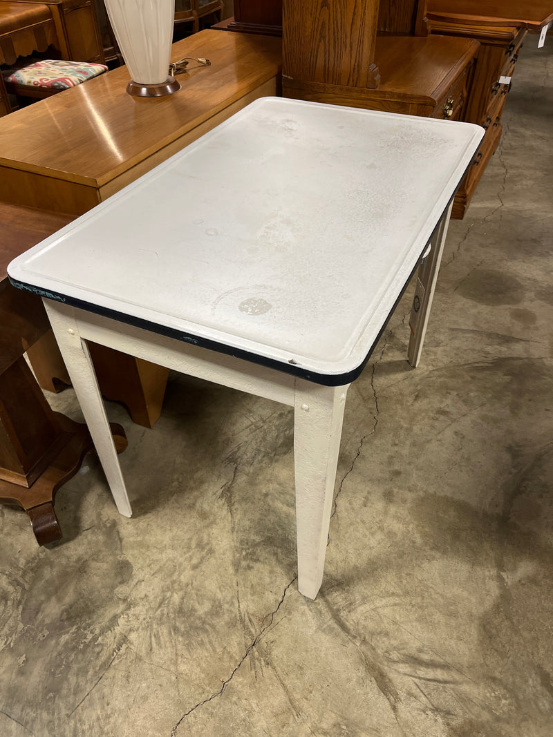 Sellers/Hoosier Metal Top Table (white)