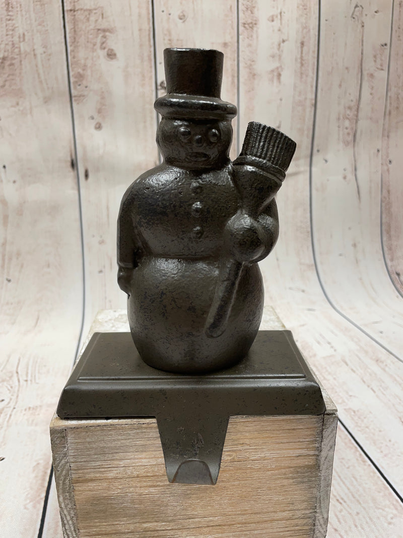 Vintage Snowman Stocking Hanger