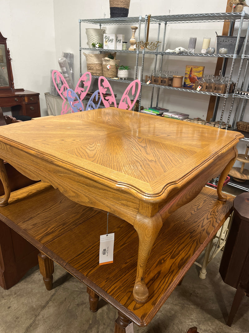 Square Oak Coffee Table