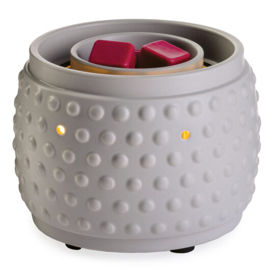 Fan Wax Warmer - Beaded Slate