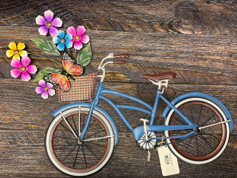Metal Bike w Flowers