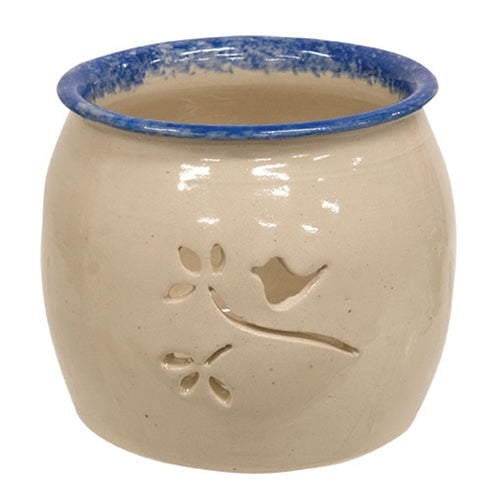 Stoneware Bird & Branch Luminary