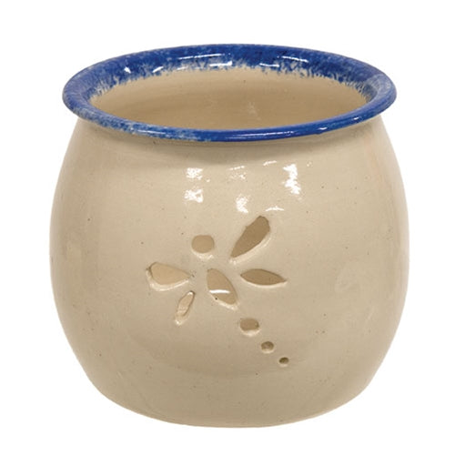 Stoneware Dragonfly Luminary