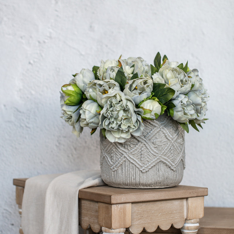 DUSTY BLUE PEONY BUNDLE