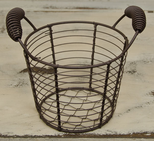 Metal Mesh Basket w/ Handles