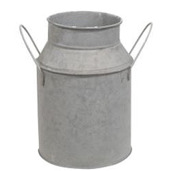 Natural Zinc Milk Can