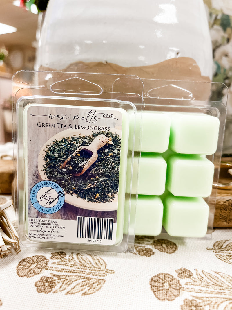 Green Tea & Lemongrass Wax Melt