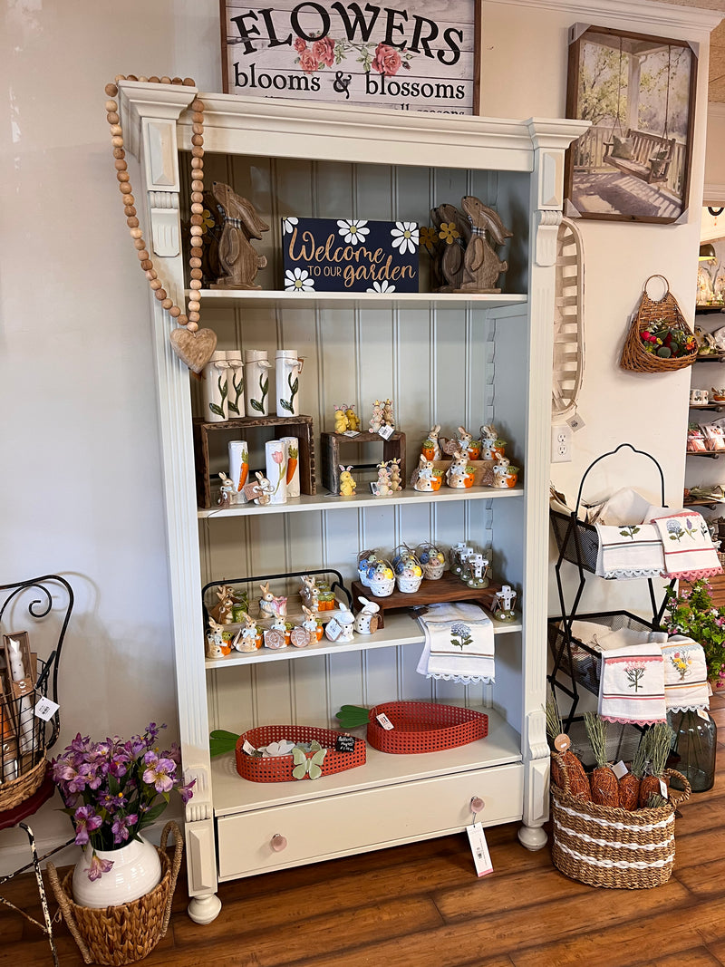 White Shelving w/ Adjustable Shelves