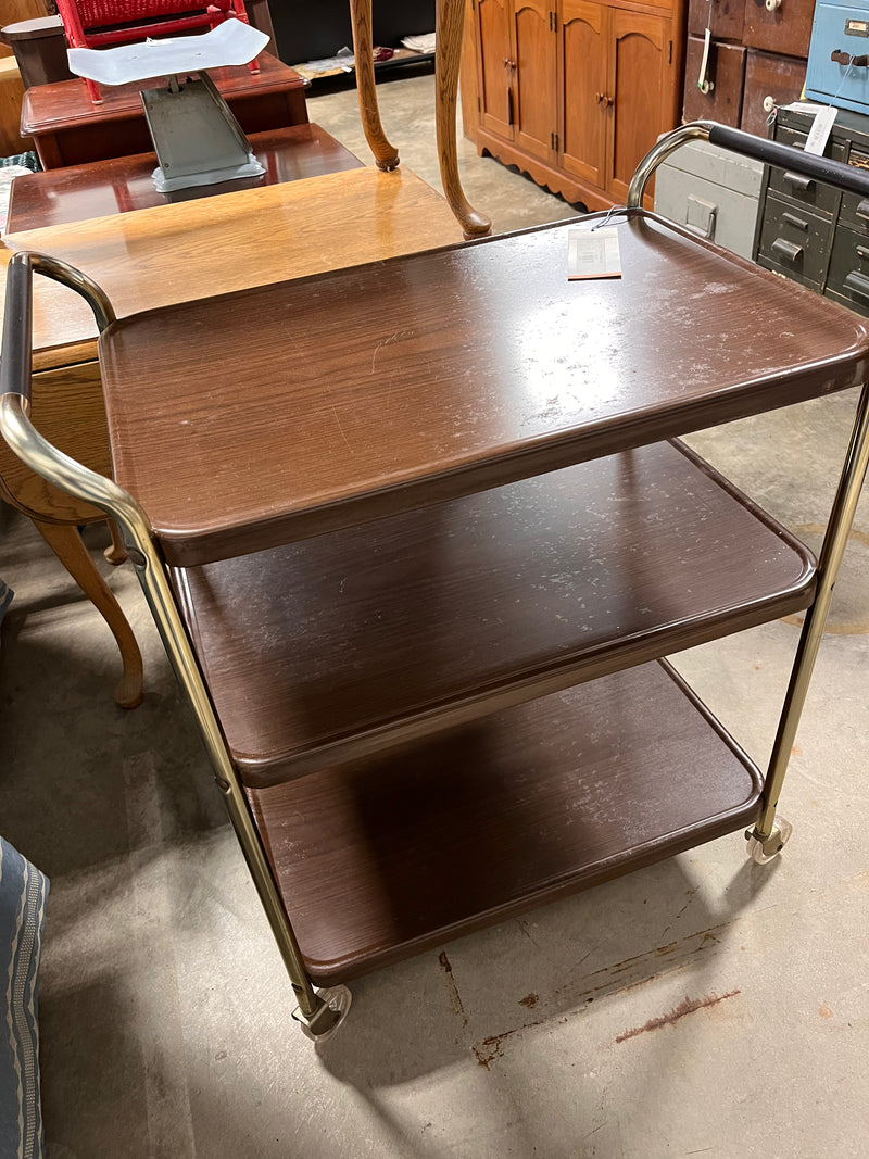 Brown Metal Cart