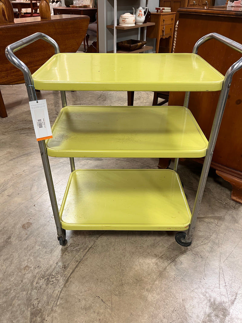 Green Metal Cart