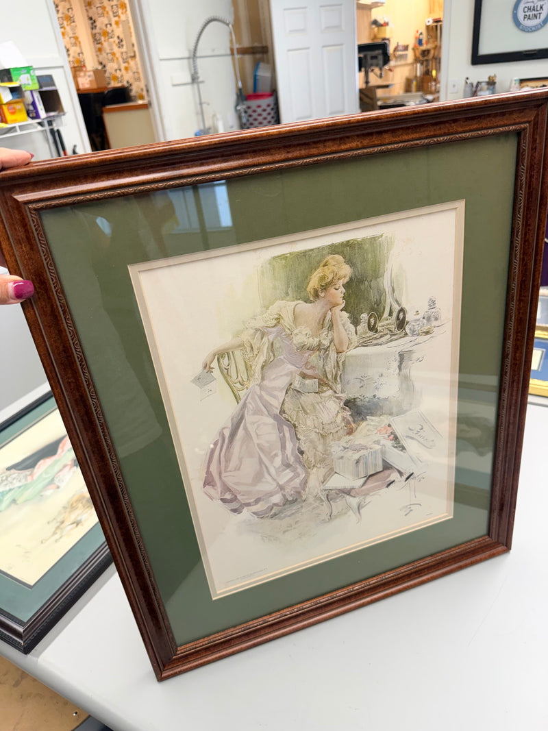 Framed Fisher Artwork "Which?"