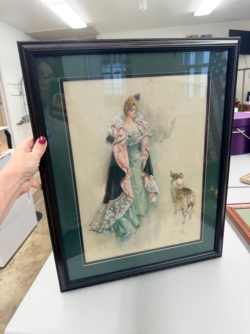 Framed Fisher Artwork "Final Instructions"