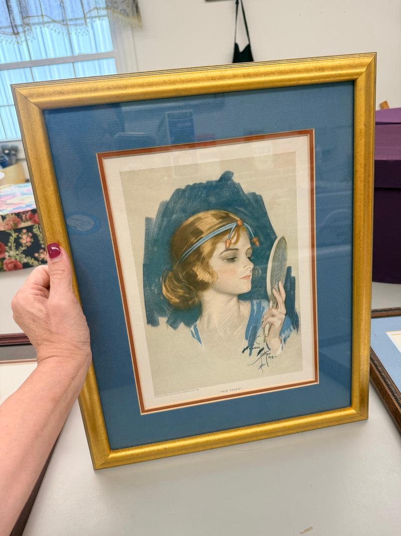 Framed Fisher Artwork - "His Token"