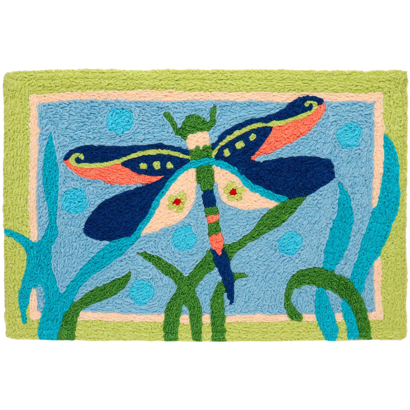 Fancy Dressed Dragonfly Jellybean® Rug 20" X 30"