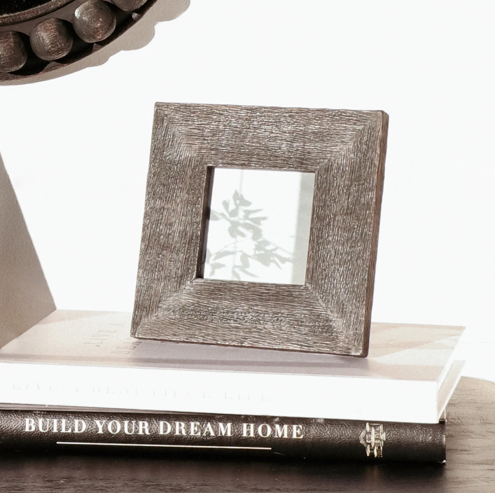 4x4 Black Wood Photo Frame