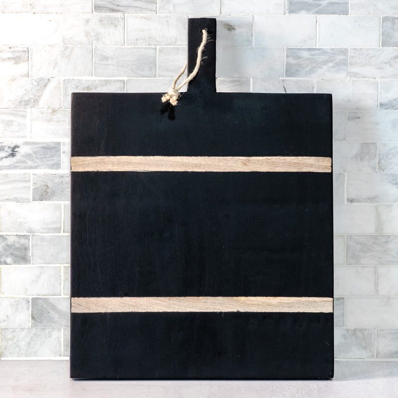 Black Deco Serving Board