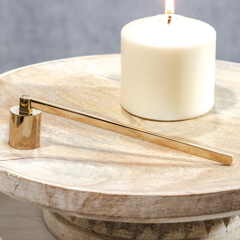 Gold Tone Wick Snuffer