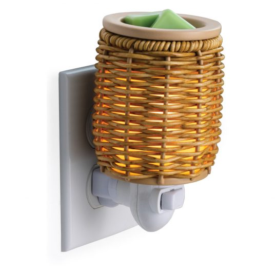 Pluggable Wax Warmer - Wicker Lantern