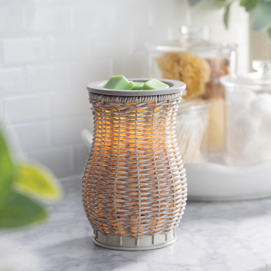 Illumination Wax Warmer - Graywash Wicker
