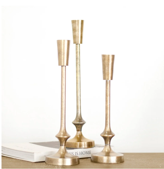 Gold Finish Candle Stick