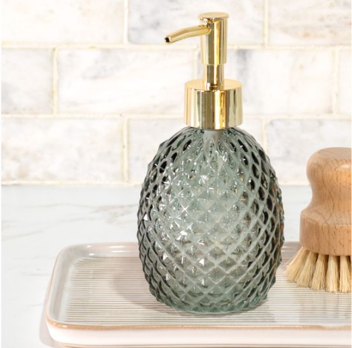 Gray Diamond Soap Pump