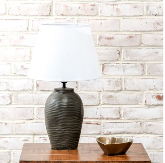 Matte Swirl Lamp