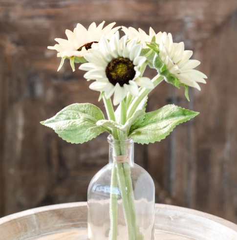 White 4 Pc Sunflower Bundle