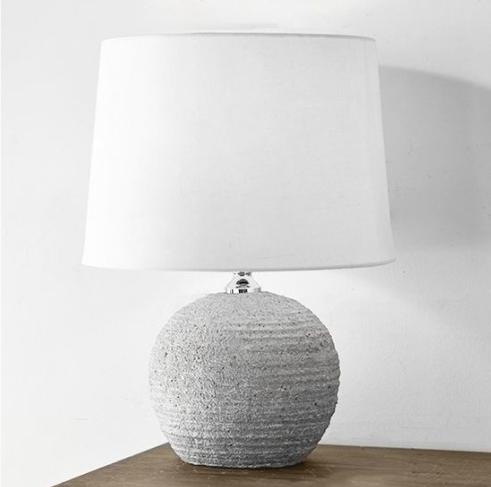 Small Rough Ceramic Lamp