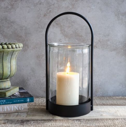 Tin Glass Windlight Arch Handle