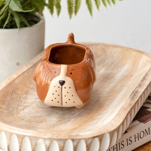 Bulldog Planter