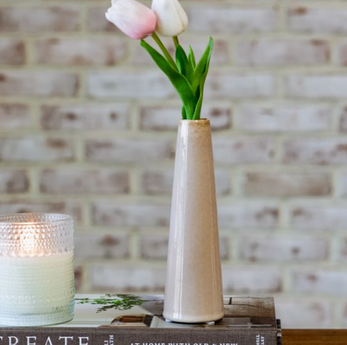 Tri Color Artisan Vase