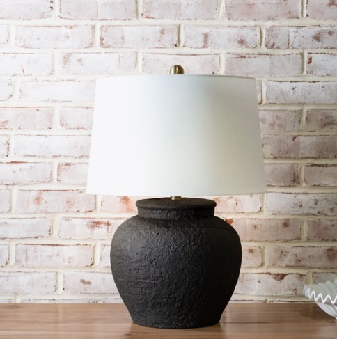 Black Ceramic Table Lamp