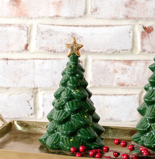 LED Green Tree w/ Star