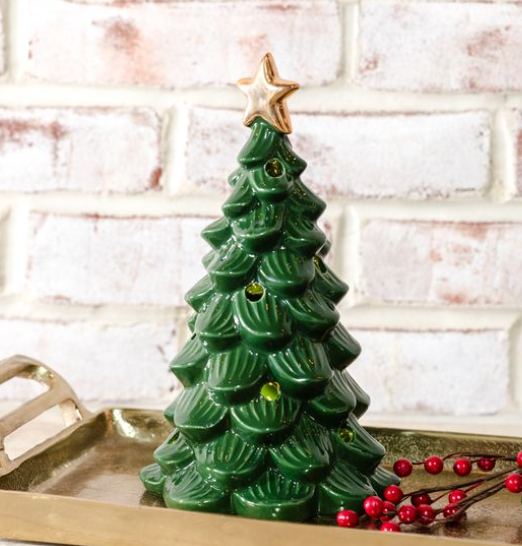 LED Green Tree w/ Star