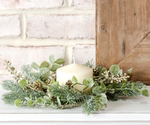Mixed Green Candle Ring