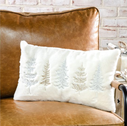 Evergreen Fur Pillow