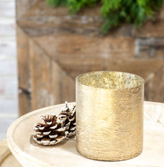 Gold Foil Vase