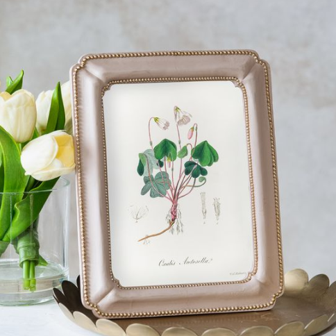 Pale Pink Inlay Photo Frame
