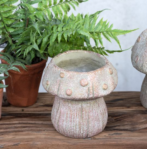 Verdi Copper Mushroom Planter